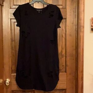 Derek Heart Cut Out Black Dress - NWT